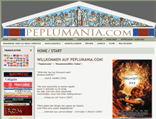 Tablet Screenshot of peplumania.com